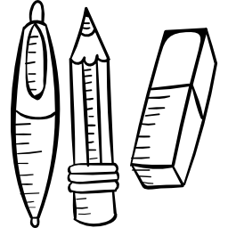 herramientas de escritura icono