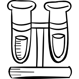 tubos de ensayo icono