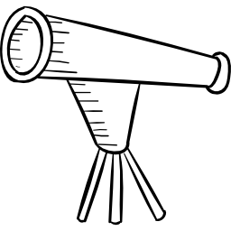 telecopio icono