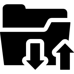 화살표가있는 폴더 icon