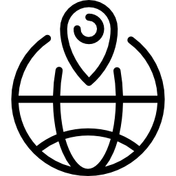 weltweiter pin icon