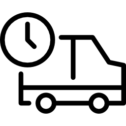 vrachtwagen vertraging icoon