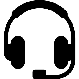 Headphones with Microphone icon