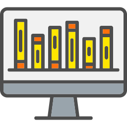 bibliothèque en ligne Icône