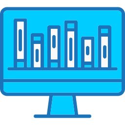 bibliothèque en ligne Icône