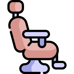fotel fryzjerski ikona