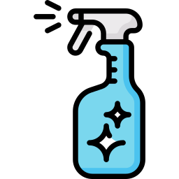 Cleaning spray icon