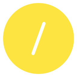 barra oblicua icono