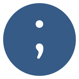 Semicolon icon