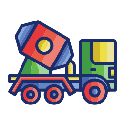 camion betoniera icona