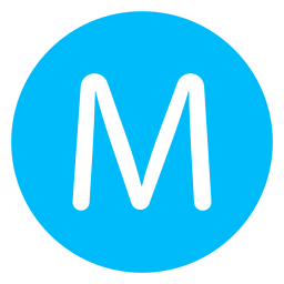 Letter m icon