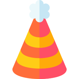 sombrero de fiesta icono