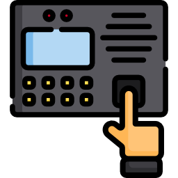 Fingerprint scanner icon