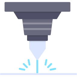 Water cutting machine icon