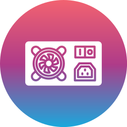 fuente de alimentación icono