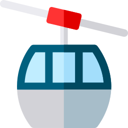 Cable car cabin icon