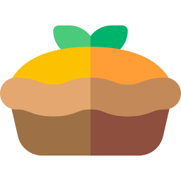 pastel de calabaza icono