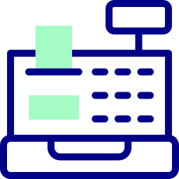 caja registradora icono