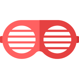 Party glasses icon