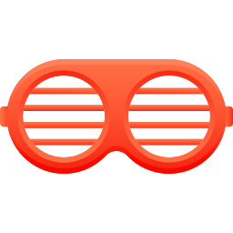 occhiali da festa icona