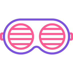 Party glasses icon