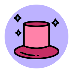 magiczny kapelusz ikona
