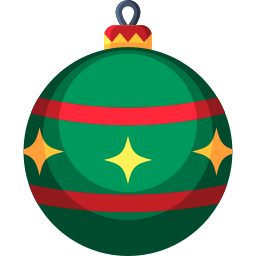 bola de natal Ícone