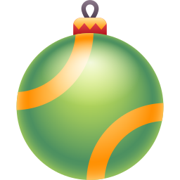 bola de natal Ícone