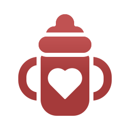 Pacifier bottle icon