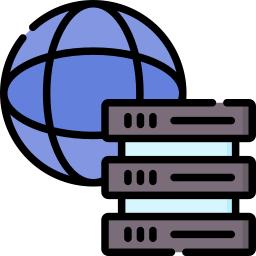 servidor global Ícone