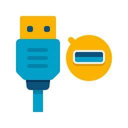 USB cable icon