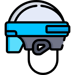 Hockey helmet icon