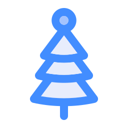 Árbol de navidad icono