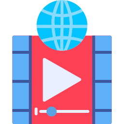 publicité vidéo Icône