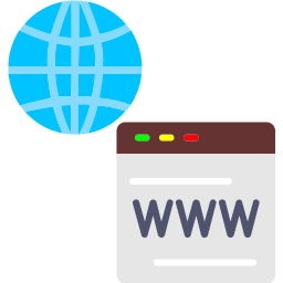 serviços web Ícone