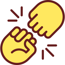 Fist bump icon