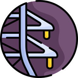 Electricity tower icon