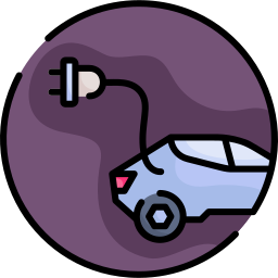 Car charging icon