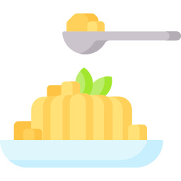Mango pudding icon