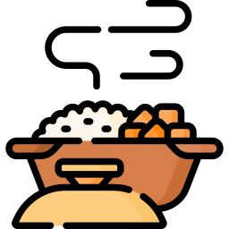 arroz en cazuela de barro icono