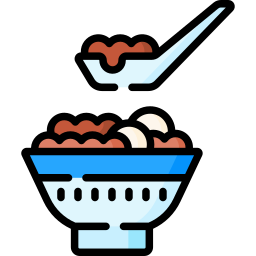 zuppa di fagioli rossi icona
