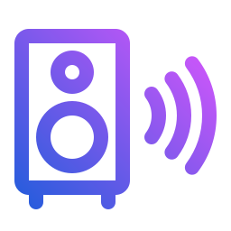 système audio Icône