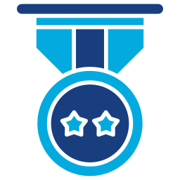 Серебряная медаль иконка