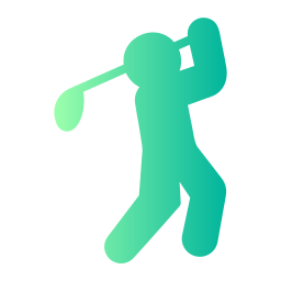 jogador de golfe Ícone