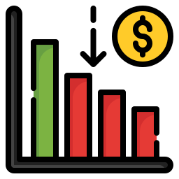 economische crisis icoon