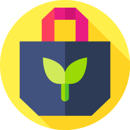 Eco bag icon