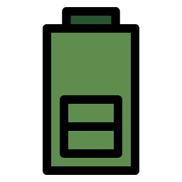 media batería icono