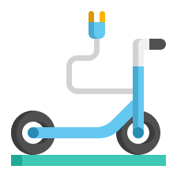 electric scooter icon