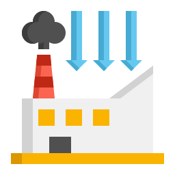 la pollution de l'air Icône