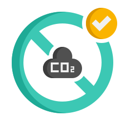 Zero pollution icon